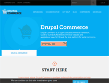 Tablet Screenshot of drupalcommerce.org